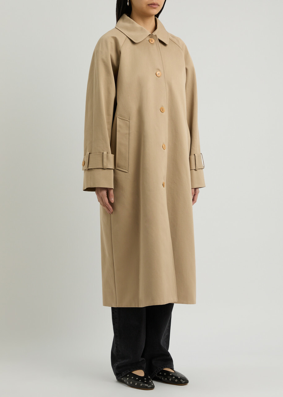 Skall Studio Macy Cotton-twill Coat Beige