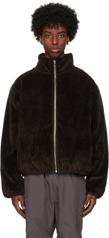 Photo: John Elliott Brown Corduroy Puffer Jacket