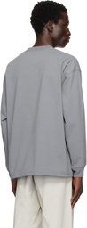 DAIWA PIER39 Gray Tech Crew Neck T-shirt