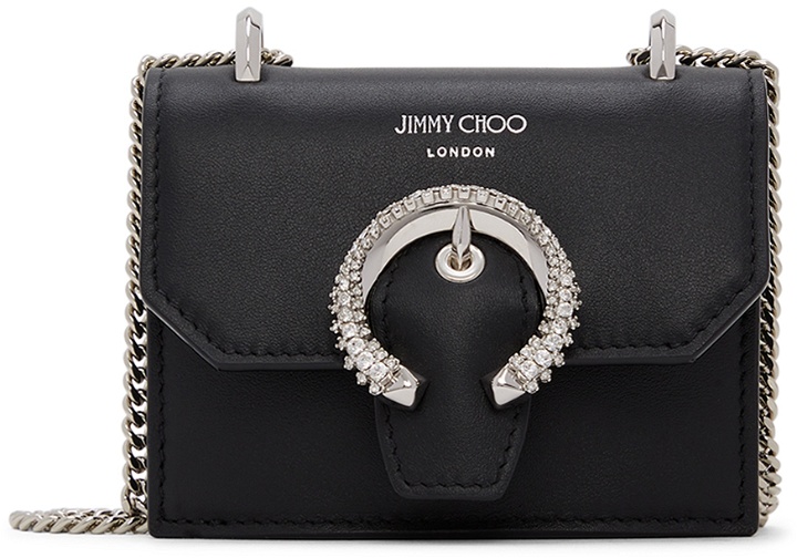 Photo: Jimmy Choo Black Micro Paris Shoulder Bag