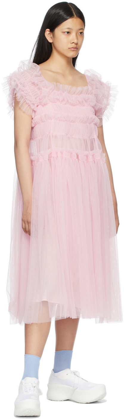 Molly Goddard Pink Tulle Jimmy Dress Molly Goddard