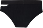 LGN Louis Gabriel Nouchi Black Cutout Briefs