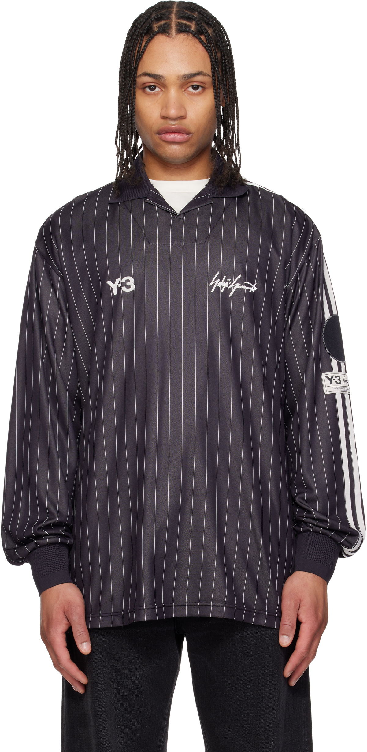 Y-3 Black JFA Edition Long Sleeve T-Shirt Y-3