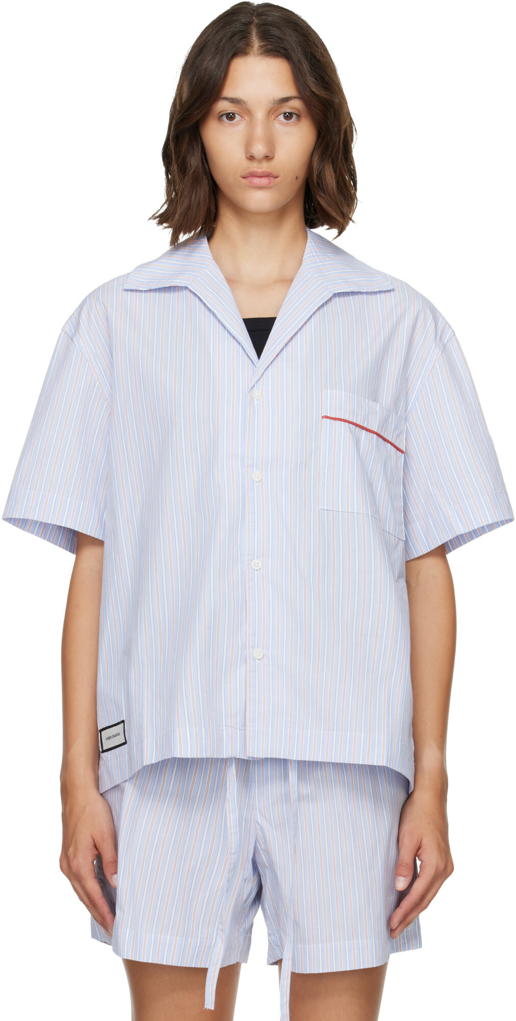 Entire Studios Blue S/S Pyjama Shirt