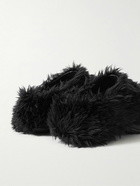 Balenciaga - Crocs™ Faux Fur EVA Clogs - Black