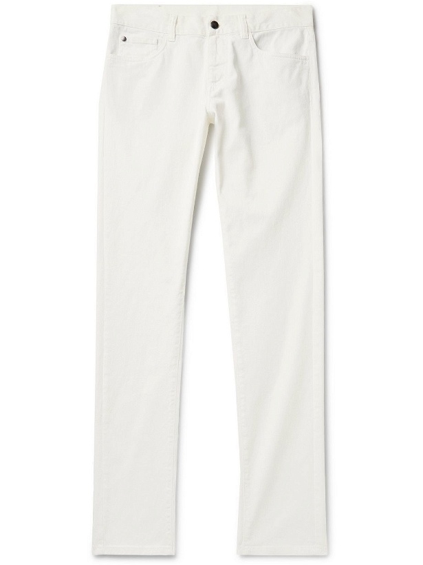 Photo: Canali - Slim-Fit Jeans - White
