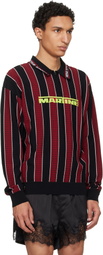 Martine Rose Red & Black Logo Polo