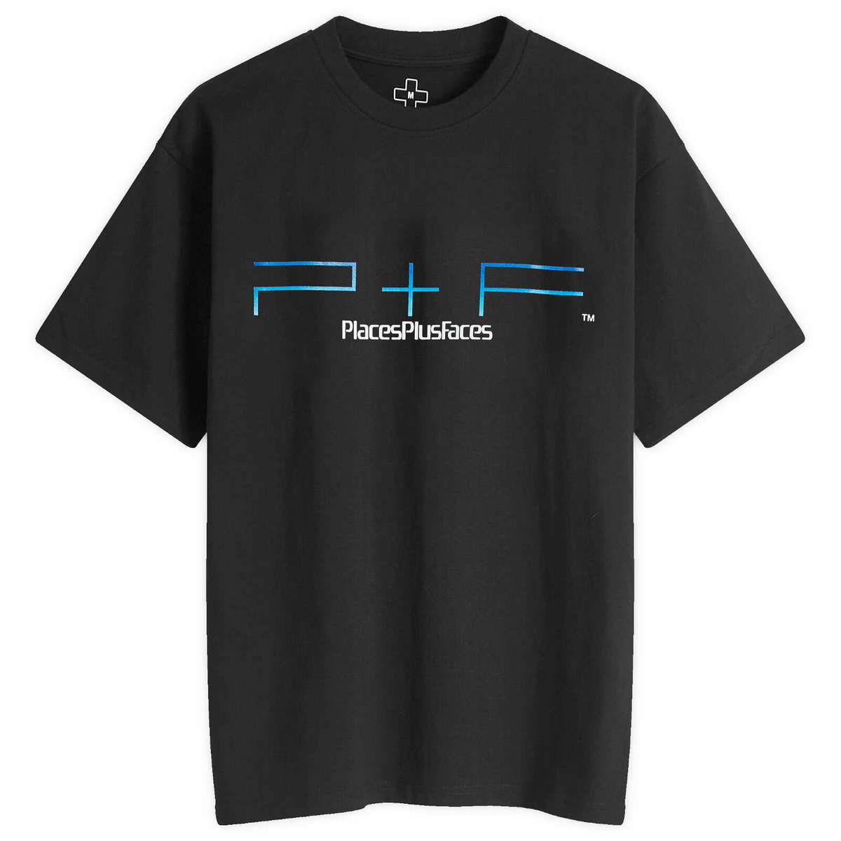 PLACES+FACES Men's Plusta T-Shirt in Black PLACES+FACES