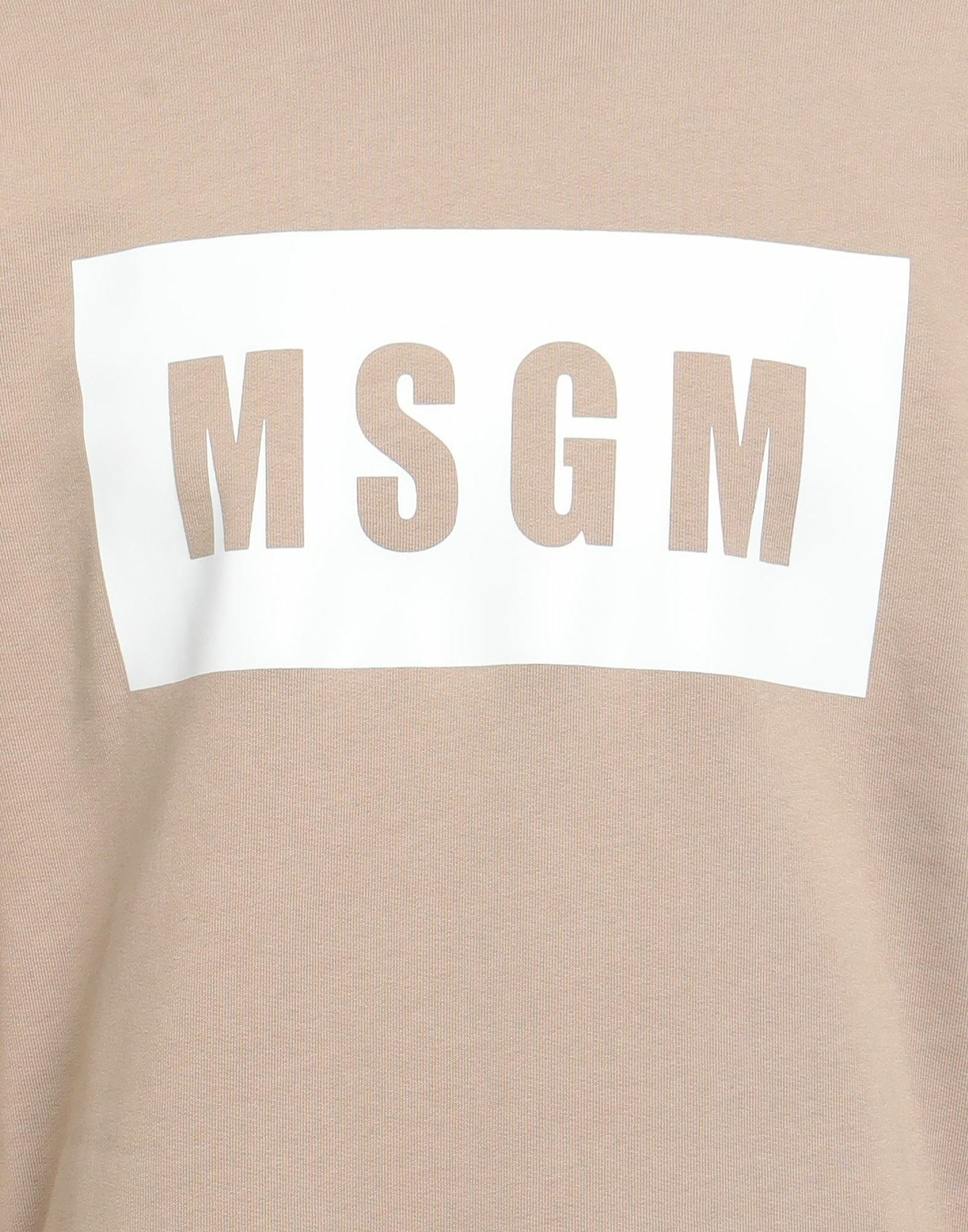 Msgm Mens Sweatshirt in Beige