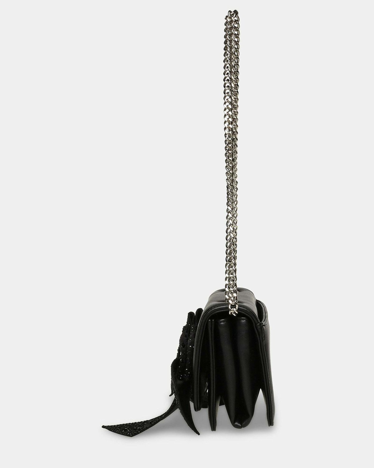 Steve Madden Bsaucerr Bag in Black Satin