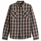 RRL Men's Jasper Check Shirt in Rl-810 Grey/Red