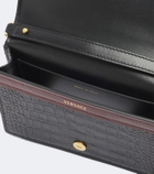 Versace Emblème Mini leather crossbody bag