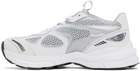 Axel Arigato White & Silver Marathon Runner Sneakers