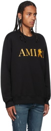 AMIRI Black & Gold Playboy Edition Reverse Bunny Sweatshirt