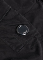 C.P. Company Lens Stretch-cotton Cargo Trousers Black