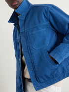 Blue Blue Japan - Textured-Cotton Jacket - Blue