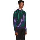 Paul Smith Multicolor Mohair Zig Zag Sweater