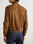 Altea - Suede Bomber Jacket - Brown