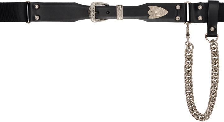 Photo: Toga Pulla Black Nylon Buckle Belt