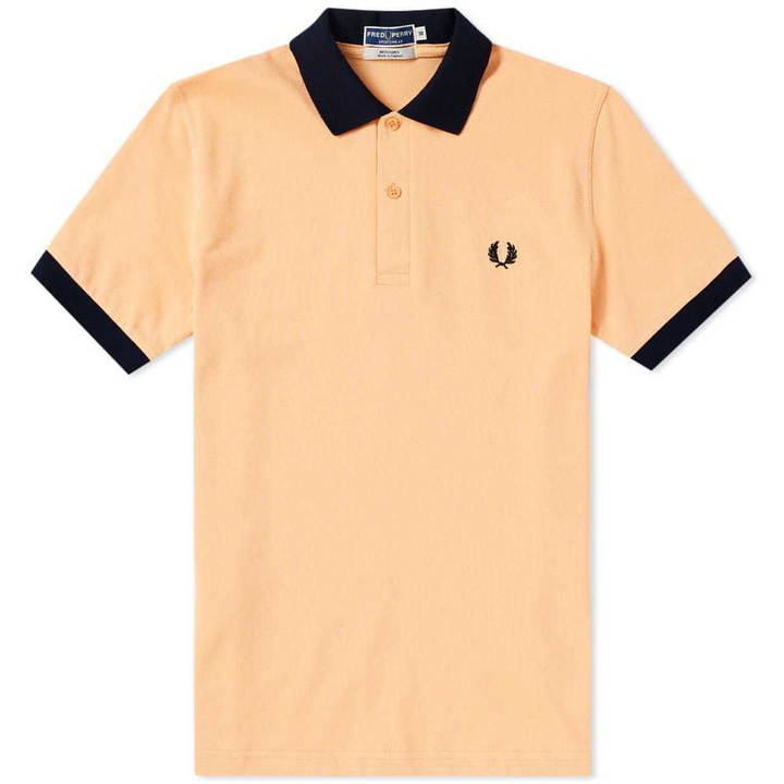 Photo: Fred Perry Reissues Originals Contrast Rib Polo Orange