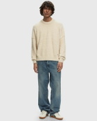 Reternity Essential Furry Knit Sweater Beige Pullovers