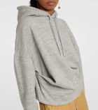 Loewe Draped cotton jersey hoodie