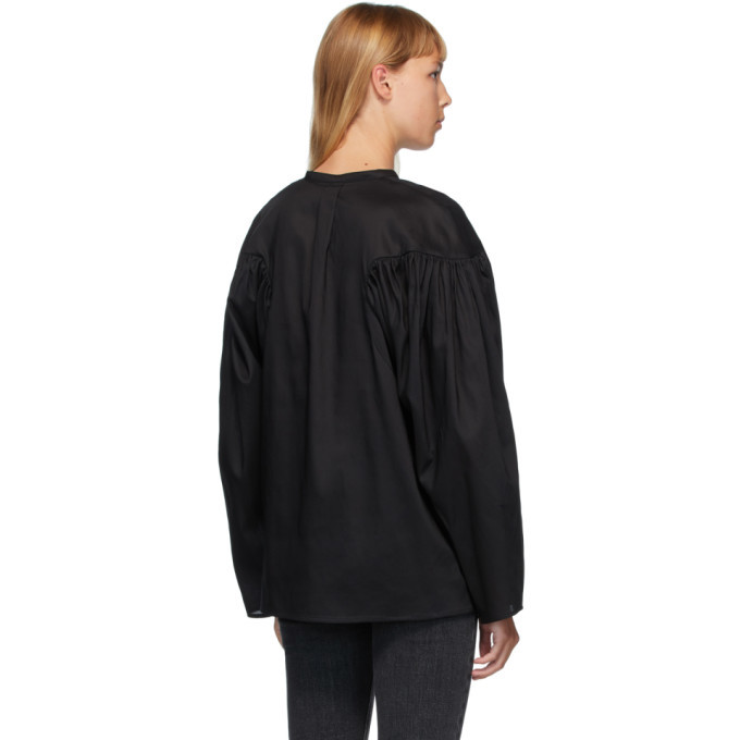 L&#39;Appartement DEUXIEME CLASSE - TOTEME トーテム　MONCTONシャツ Toteme Black Moncton Shirt Toteme