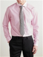 Brioni - Striped Cotton Shirt - Pink