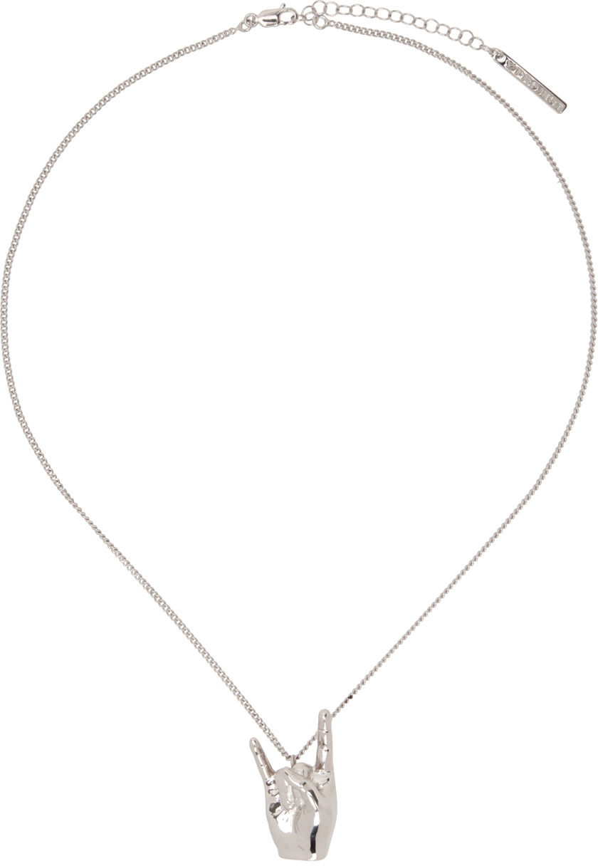 Y/Project Silver Rock On Necklace