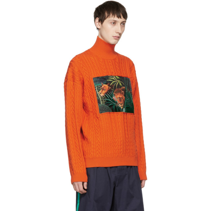 Kenzo orange sweater sale