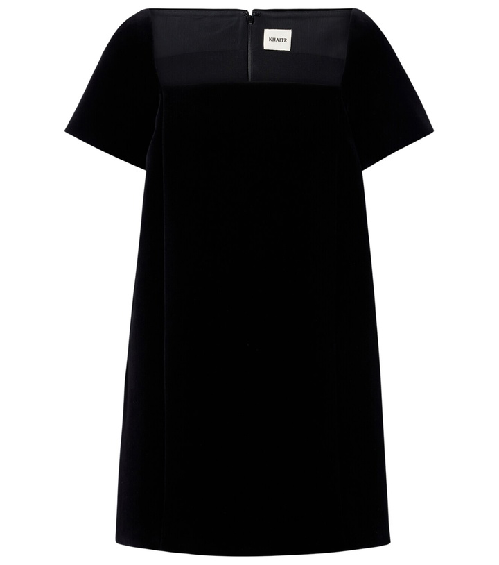 Photo: Khaite Benji velvet minidress