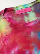 THE ELDER STATESMAN - Paper Rainbow Tie-Dyed Cotton and Cashmere-Blend T-Shirt - Multi