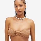 Hunza G Women's Gloria Bikini in Metallic Cocoa 