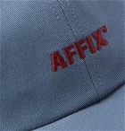 AFFIX - Logo-Embroidered Cotton-Twill Baseball Cap - Blue
