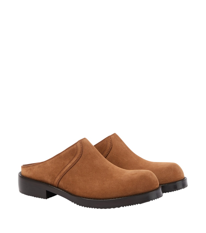 Photo: Dries Van Noten Suede mules