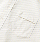 Drake's - Button-Down Collar Striped Cotton Oxford Shirt - Multi