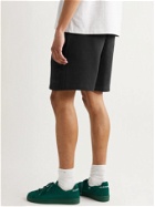 ADIDAS CONSORTIUM - Pharrell Williams Basics Wide-Leg Loopback Cotton-Jersey Shorts - Black