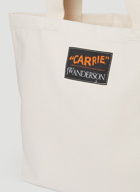 x Carrie Power Tote Bag in Cream