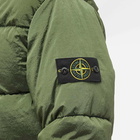 Stone Island Men's Nylon Metal Hooded Down Jacket in Olive