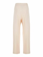 Merci Pink Pants With Elastic Waist And Pences In Viscose Blend Woman