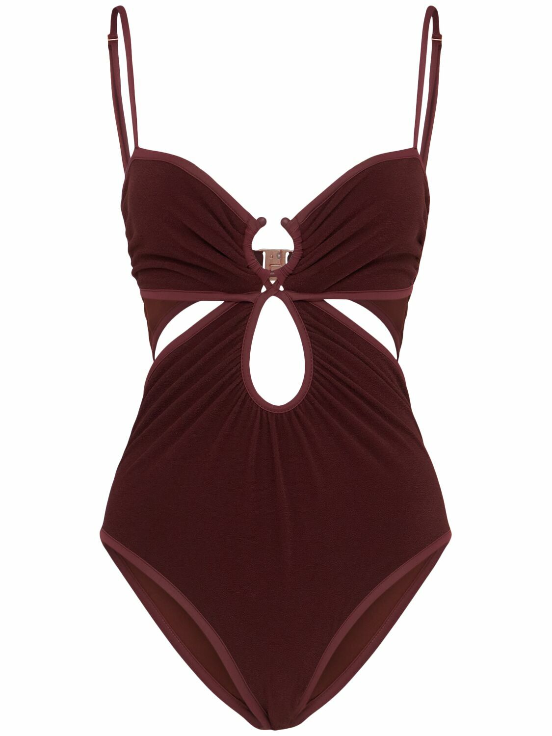 【JOHANNA ORTIZ】golden beaches ruffled llic swimsuit Johanna Ortiz Golden Beaches Ruffled Swimsuit In Ecru | ModeSens