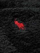 Polo Ralph Lauren - Logo-Embroidered Recycled Fleece Hoodie - Black