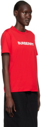 Burberry Red Printed T-Shirt
