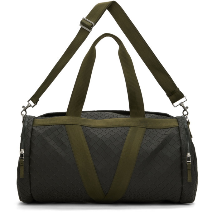 Photo: Bottega Veneta Green New Rubber Duffle Bag
