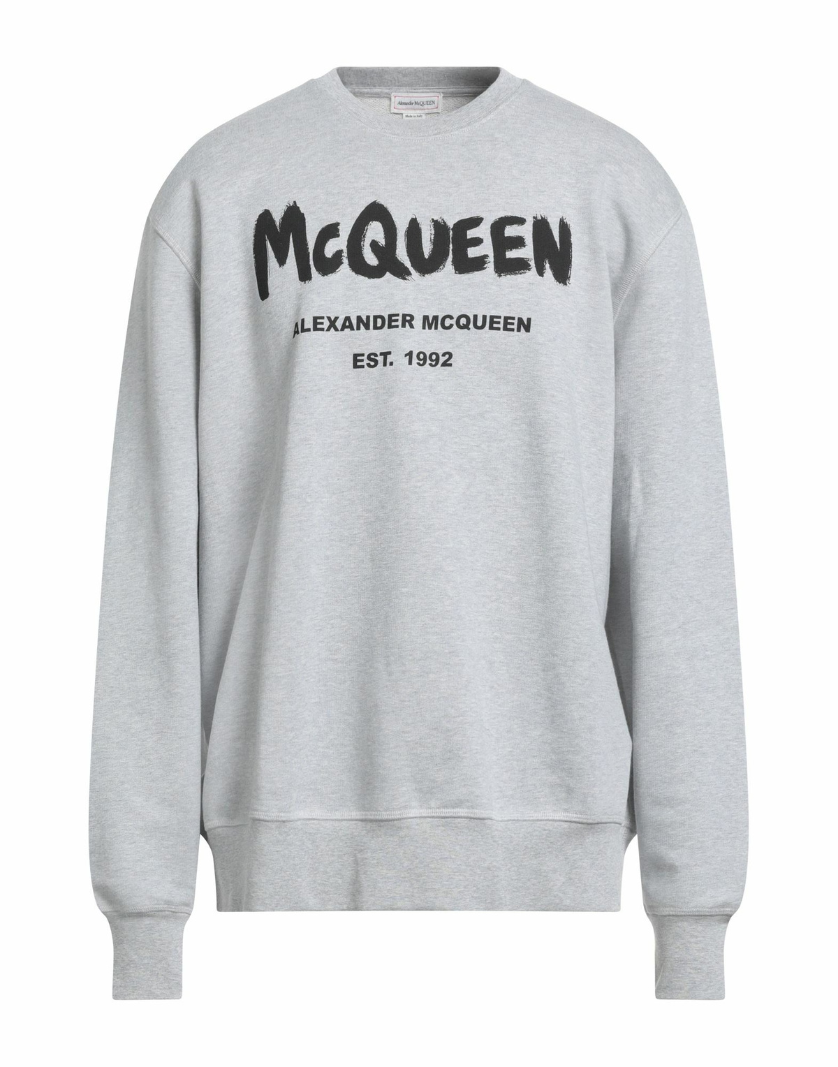 Mcqueen Mens Sweatshirt in Grey