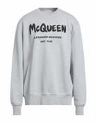 Mcqueen Mens Sweatshirt in Grey