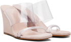 Maryam Nassir Zadeh Pink Olympia Wedge Heeled Sandals