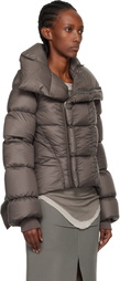 Rick Owens Gray Concordians Naska Duvet Down Jacket