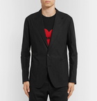 Dolce & Gabbana - Black Unstructured Cotton-Poplin Blazer - Men - Black