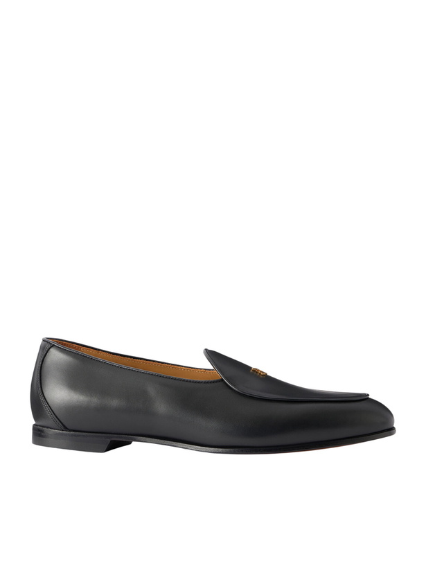 Photo: Aimé Leon Dore - Embellished Leather Loafers - Black